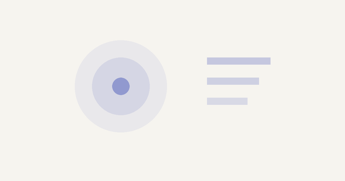 Abstract illustration in periwinkle representing protective support layers
