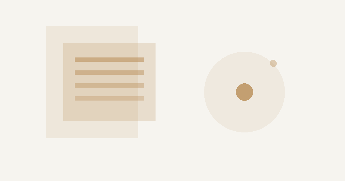 Abstract illustration in warm sand representing AI writing tools comparison